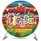 Toile de fond de fête Mexicana Fiesta à rayures colorées
